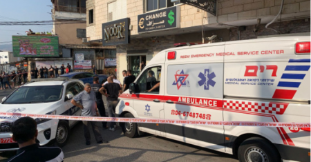 انفجار سيارة بوسط الشارع في بمدينة عرابة
